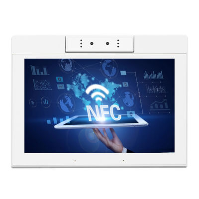 10.1 Zoll L-förmig RK3566 POE NFC Android 11 Tablet PC Desktop Weißes Restaurant Bestelltablet mit Doppelkamera