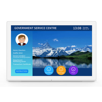 10-Zoll-Desktop L-Form 1080p Android Tablet mit PoE HDMI für kommerzielle