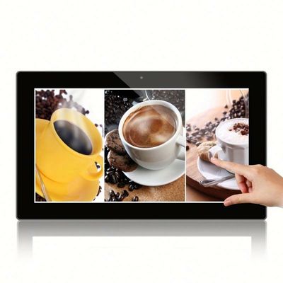Wandmontierter Kiosk 5ms 12V 3A All-in-One Android Tablet PC Touchscreen POE NFC RJ45 kommerzielle Tablets