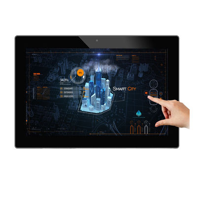 18.5 Zoll Rahmenloses Wandmontiertes Werbe-Android-Tablet mit Desktop-Stand