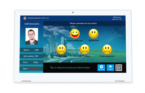 L-Form 1920x1080 13,3 Zoll All-in-One Android Tablet mit Touchscreen WIFI RJ45