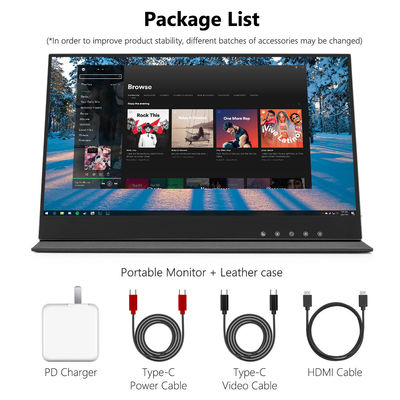 15.6 Zoll tragbare drahtlose Touchscreen-Monitor für kommerzielle und Systemintegration