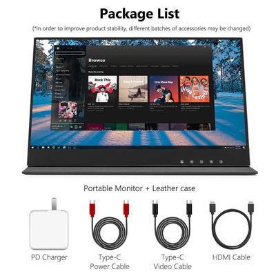 Hopestar 15,6-Zoll Ultra-Schlanker Full HD IPS Touchscreen-Monitor für Gewerbliche & Industrielle Nutzung