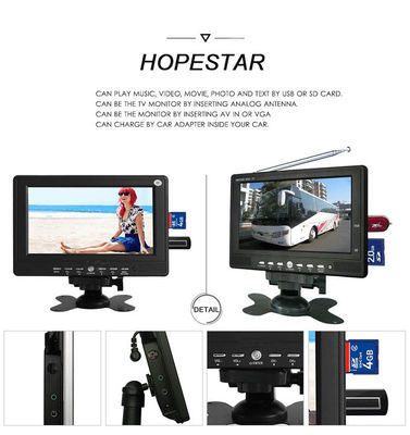 7 Zoll drahtloser Kopfstützfahrzeugmonitor mit Fernbedienung