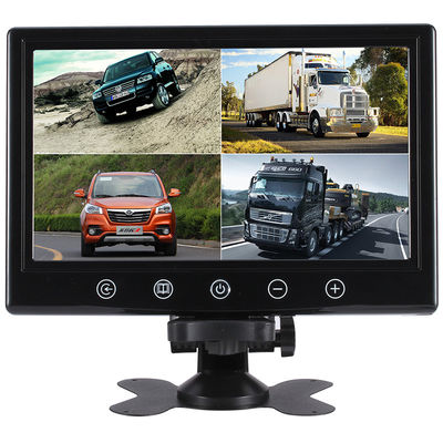 9-Zoll HD LCD Auto-Monitor mit 4 Videoeingängen, ideal für Busse und LKWs