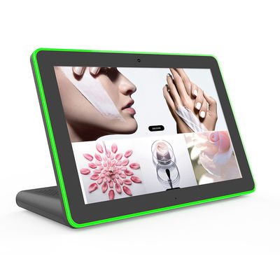 10,1" IPS Touchscreen Android Tablet PC mit NFC RFID-Lesegerät und LED-Lichtleiste für interaktive Terminals