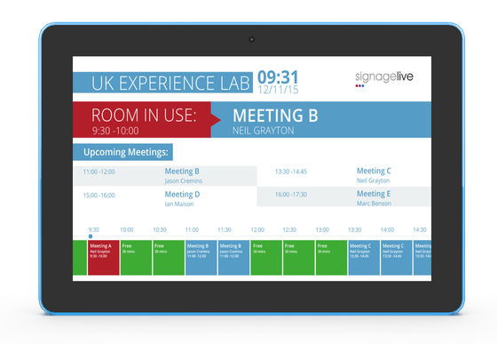 RK3288 Quad-Core-Android-Tablet mit 10-Punkt-kapazitiver Touch- und LED-Lichtleiste für den industriellen Einsatz