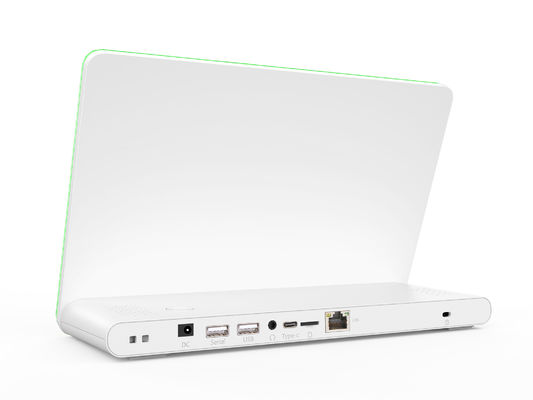 10.1-Zoll-PC mit Android 8.1 All-in-One-Touchscreen mit LED-Lichtleiste und Quad-Core-Cortex-A7-Prozessor