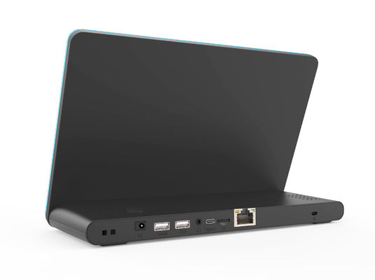 10.1-Zoll-PC mit Android 8.1 All-in-One-Touchscreen mit LED-Lichtleiste und Quad-Core-Cortex-A7-Prozessor