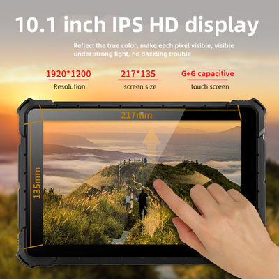 10,1 Zoll IP67 robustes Android-Tablet mit IPS-Touch-Display für Industrie- und Außeneinsatz