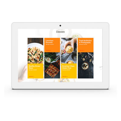 13,3-Zoll RK3288 Konferenzraum-Tablet mit Frontkamera für Videokonferenzen und Wandmontage