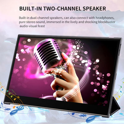 15.6 Zoll Batteriebetriebener tragbarer Touchscreen-Monitor für die Unternehmens- und Systemintegration