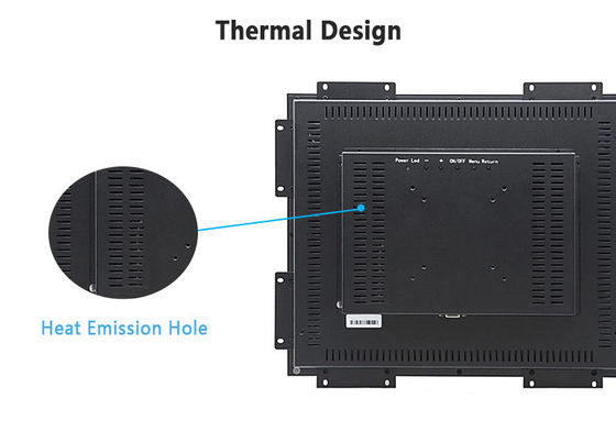 Industrieller Embedded Open-Frame-Touchmonitor für die Systemintegration