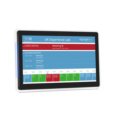Wandmontierter 10,1-Zoll-RK3399-Android-Tablet-PC POE NFC-Touchscreen-Konferenz-Tablet mit beidseitiger Beleuchtung