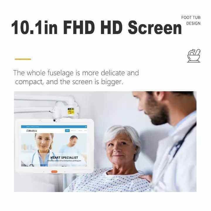 Medizinischer Gebrauch Android Tablet 10,1 Zoll medizinisches Tablet PC Android für Krankenhaus