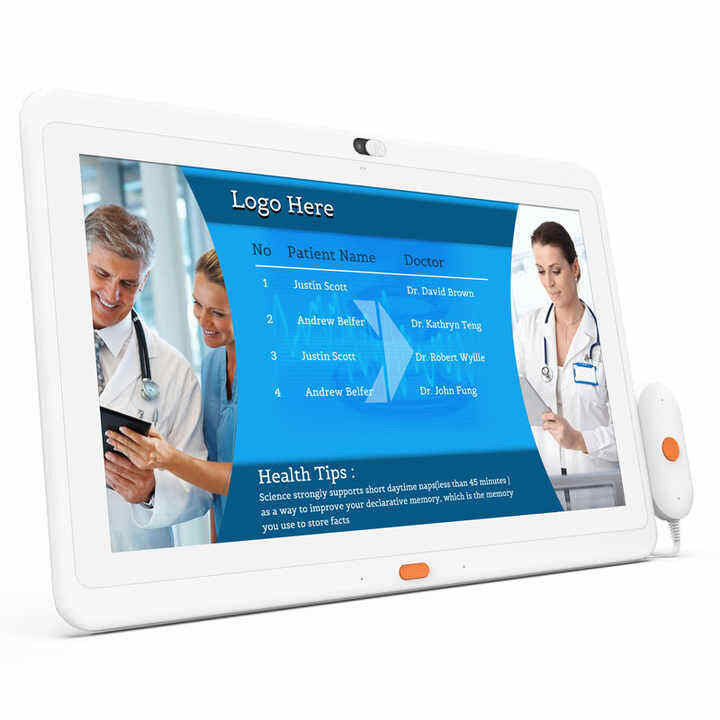 Krankenhaus 15.6 Zoll Tablet für die Gesundheitsversorgung Android All-in-One Tablet für die medizinische Industrie mit Anrufkamera