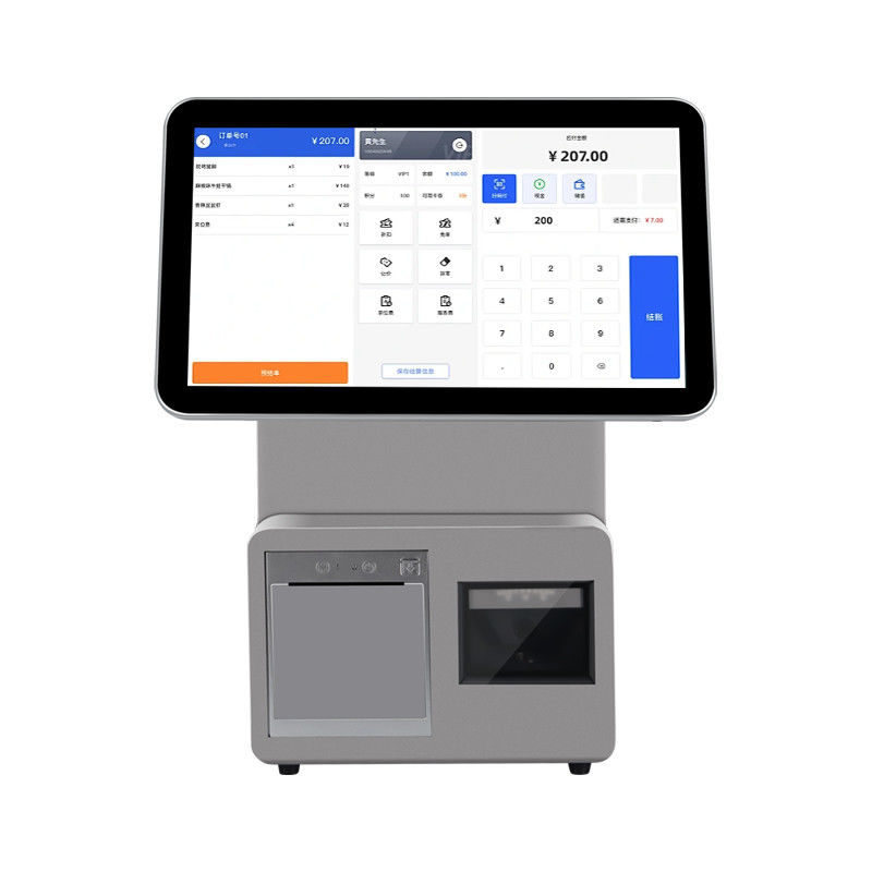 i3/i5/i7 CPU 15,6 Zoll 11,6 Zoll Digitales Dual-Screen-POS-Terminal Win7/10 Android Restaurant POS-System mit SDK-Funktion