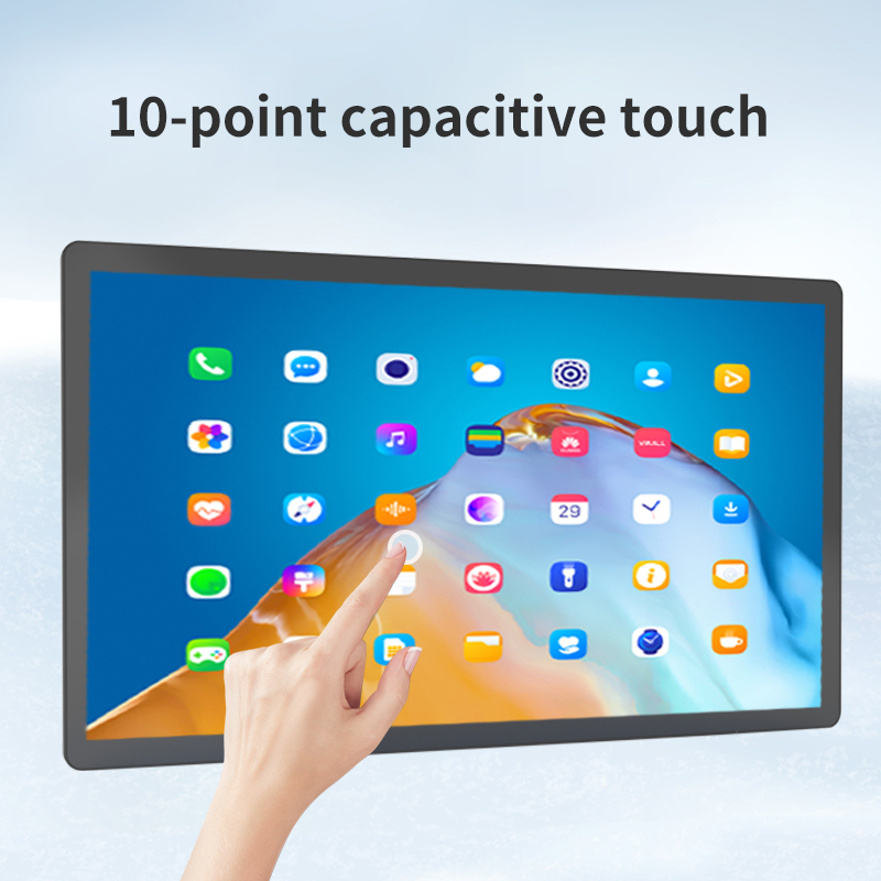 Ultra-dünne 32 Zoll kommerzielle Werbeanzeige Digital Signage Touchscreen Rockchip Quad-Core Android Tablet PC POE NFC WIFI