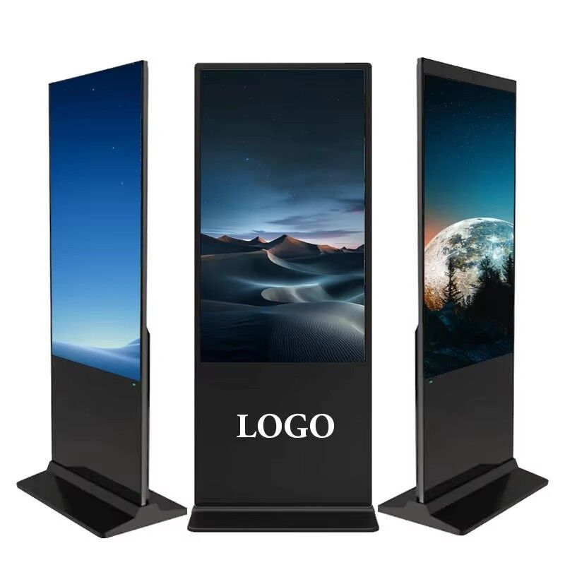 43 Zoll Bodenstehender Digital Signage LCD Werbedisplay Touchscreen Smart Kiosk Poster Player für Einkaufszentren
