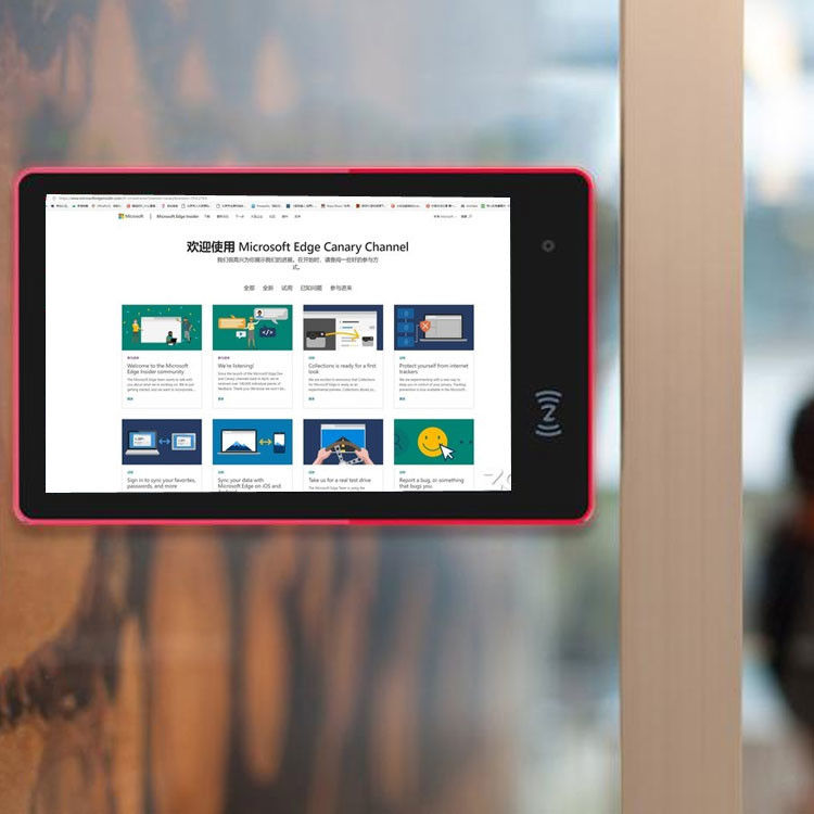 10.1 Zoll IPS-Bildschirm Android Tablet mit RK3288 Quad-Core-Prozessor und POE RJ45-Konnektivität für Besprechungsräume und Digital Signage