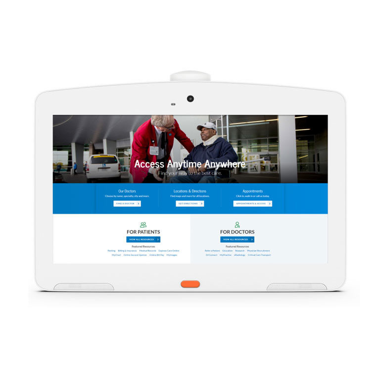 13.3 Zoll 1080P Medizinischer Smart PC gesunde Pflege Industrie alles in einem Android 8.1