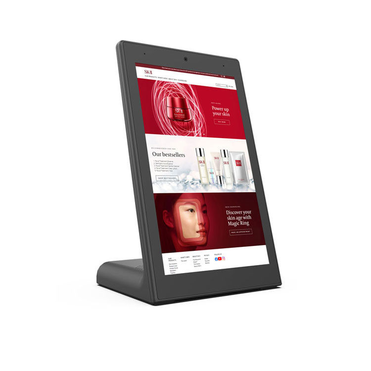 10-Zoll RK3288 Android Tablet-PC mit 10-Punkt-kapazitivem Touchscreen, Quad-Core-Prozessor und Android 8.1 für kommerzielle Displays