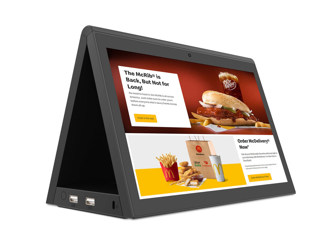 10 Zoll Android Tablet mit Dual-Screen RK3288 Desktop POE Werbung Tablet PC