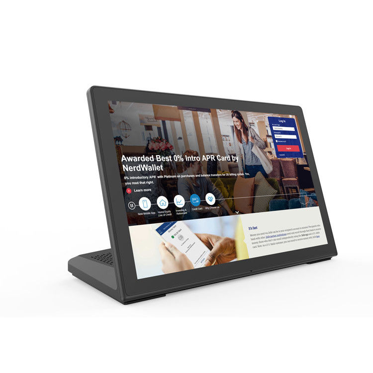 8-Zoll L-förmiges Android-Tablet mit IPS-Touchscreen für die Wandmontage im gewerblichen Bereich