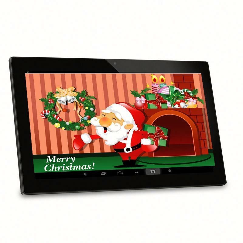 Wandmontierter Kiosk 5ms 12V 3A All-in-One Android Tablet PC Touchscreen POE NFC RJ45 kommerzielle Tablets