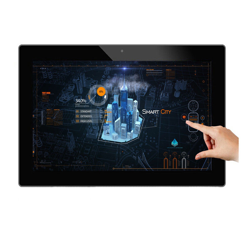 18.5 Zoll Rahmenloses Wandmontiertes Werbe-Android-Tablet mit Desktop-Stand