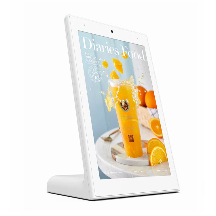 8 Zoll L-Typ Desktop Android Tablet RK3399 CPU Touchscreen Tablet für Restaurant und Hotel