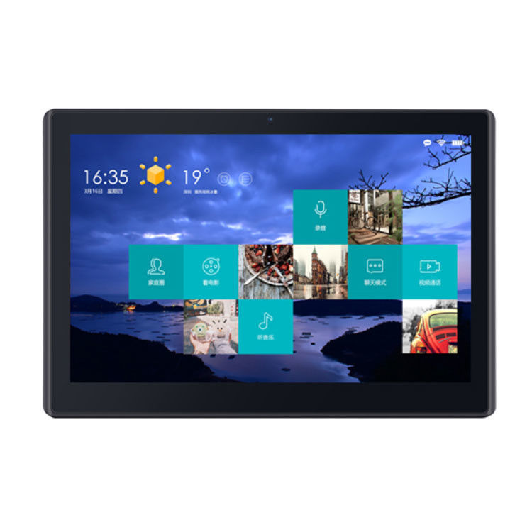 Hochhelligkeit 24 Zoll Wandmontierte Werbeanzeige RK3399 POE Android Tablet PC für Einzelhandel