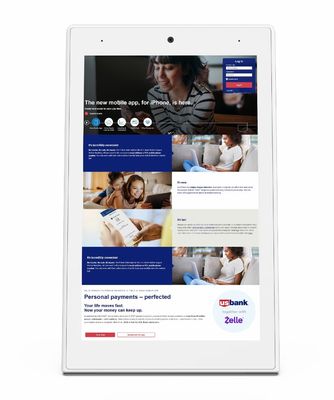 Porträt Android Tablet 8 Zoll Feedback Gerät PC Touch WIFI RJ45